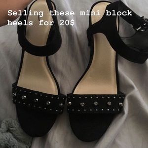 Mini block heels